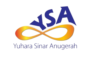 YSA logo with an infinity symbol in orange and yellow gradient and the text 'YSA' in blue